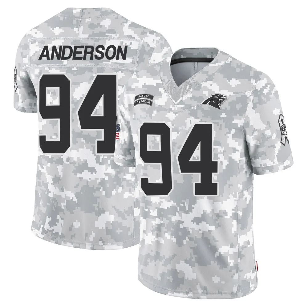 Youth Carolina Panthers Henry Anderson Nike 2024 Salute to Service Limited Arctic Camo Jersey Youth Carolina Panthers Henry Anderson Nike 2024 Salute to Service Limited Arctic Camo Jersey