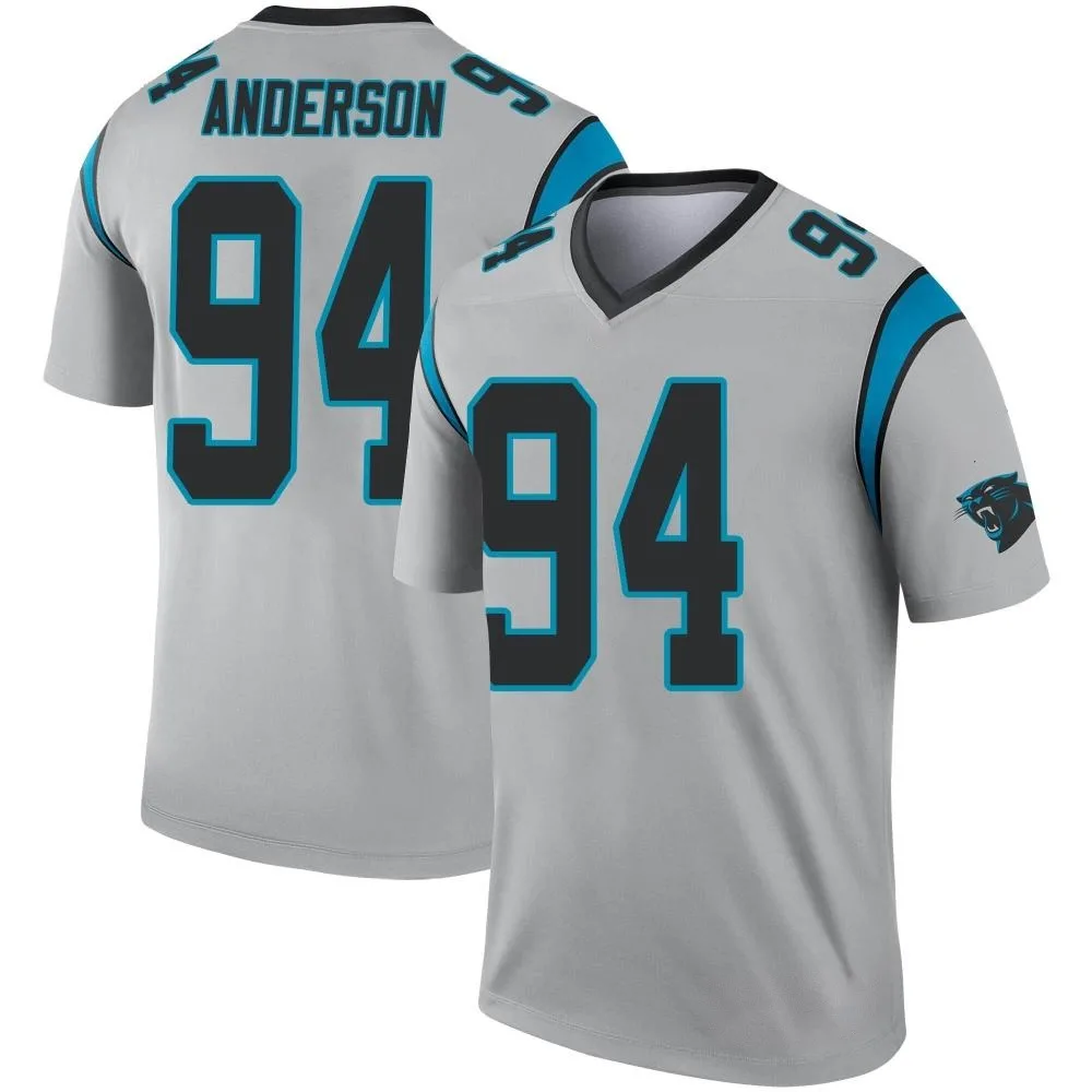 Youth Carolina Panthers Henry Anderson Nike Inverted Silver Legend Jersey Youth Carolina Panthers Henry Anderson Nike Inverted Silver Legend Jersey