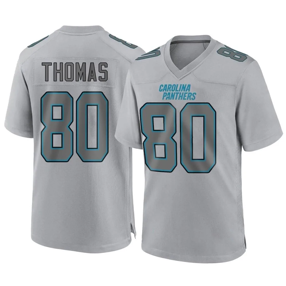 Men's Carolina Panthers Ian Thomas Nike Atmosphere Fashion Game Gray Jersey Men's Carolina Panthers Ian Thomas Nike Atmosphere Fashion Game Gray Jersey
