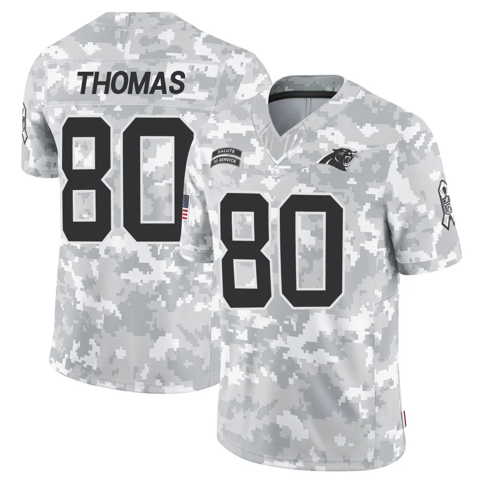 Youth Carolina Panthers Ian Thomas Nike 2024 Salute to Service Limited Arctic Camo Jersey Youth Carolina Panthers Ian Thomas Nike 2024 Salute to Service Limited Arctic Camo Jersey