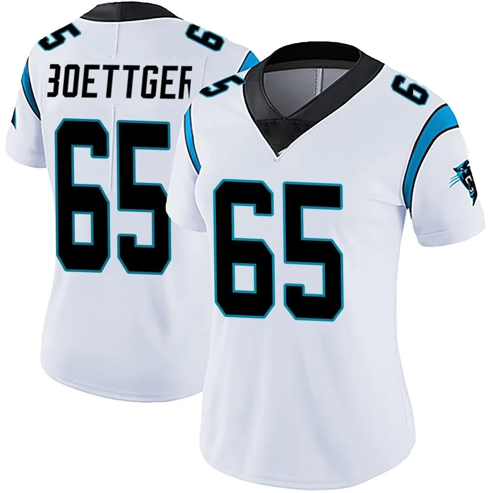 Women's Carolina Panthers Ike Boettger Nike Vapor Untouchable Limited White Jersey Women's Carolina Panthers Ike Boettger Nike Vapor Untouchable Limited White Jersey