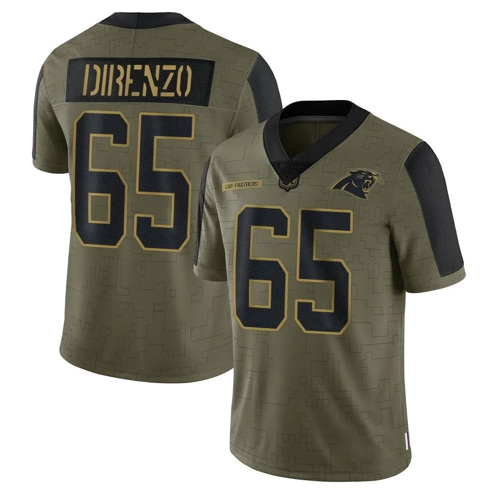 Men's Carolina Panthers J.d. Direnzo Nike 2021 Salute To Service Limited Olive Jersey Men's Carolina Panthers J.d. Direnzo Nike 2021 Salute To Service Limited Olive Jersey