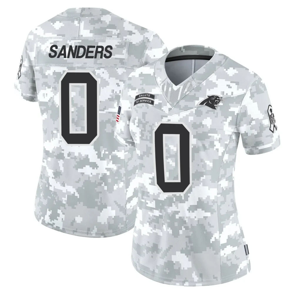 Women's Carolina Panthers Ja'tavion Sanders Nike 2024 Salute to Service Limited Arctic Camo Jersey Women's Carolina Panthers Ja'tavion Sanders Nike 2024 Salute to Service Limited Arctic Camo Jersey