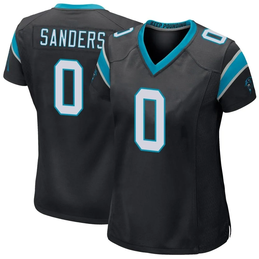 Women's Carolina Panthers Ja'tavion Sanders Nike Team Color Game Black Jersey Women's Carolina Panthers Ja'tavion Sanders Nike Team Color Game Black Jersey