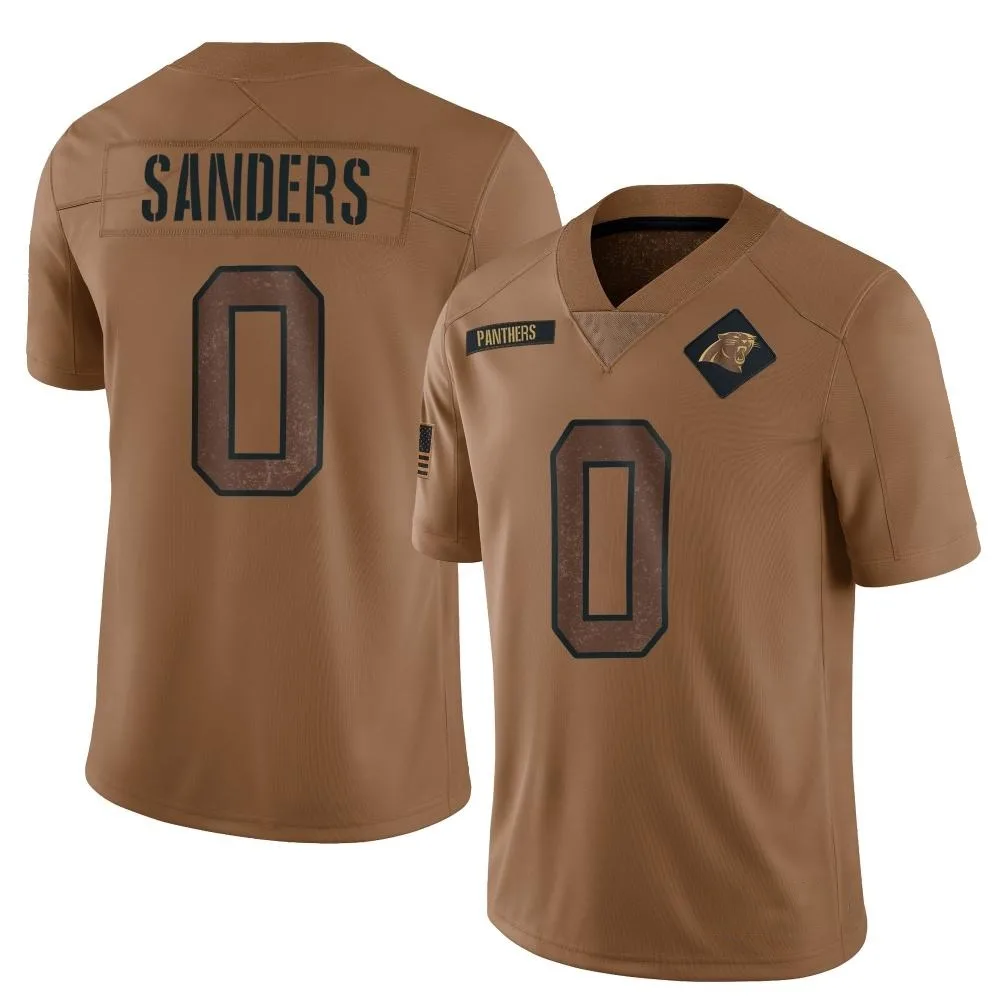 Youth Carolina Panthers Ja'tavion Sanders Nike 2023 Salute To Service Limited Brown Jersey Youth Carolina Panthers Ja'tavion Sanders Nike 2023 Salute To Service Limited Brown Jersey