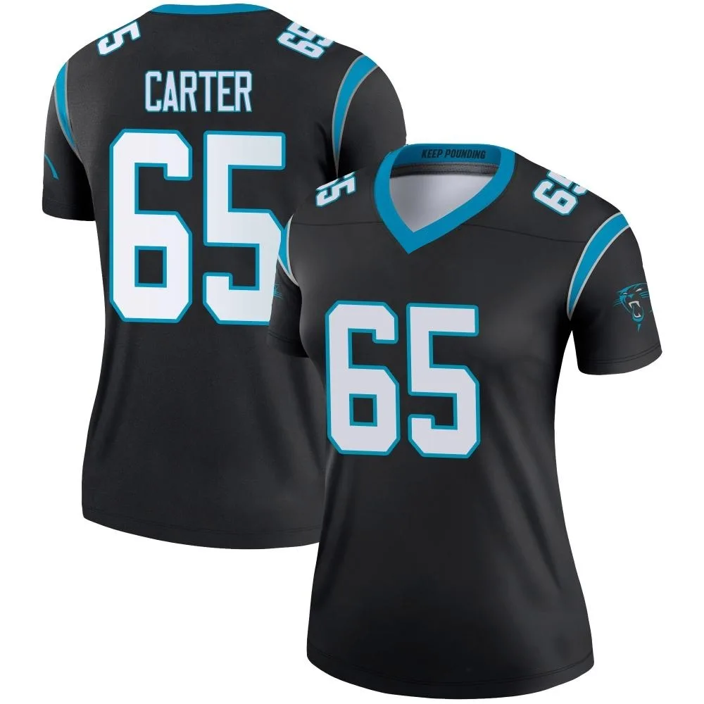 Women's Carolina Panthers Ja'tyre Carter Nike Legend Black Jersey Women's Carolina Panthers Ja'tyre Carter Nike Legend Black Jersey