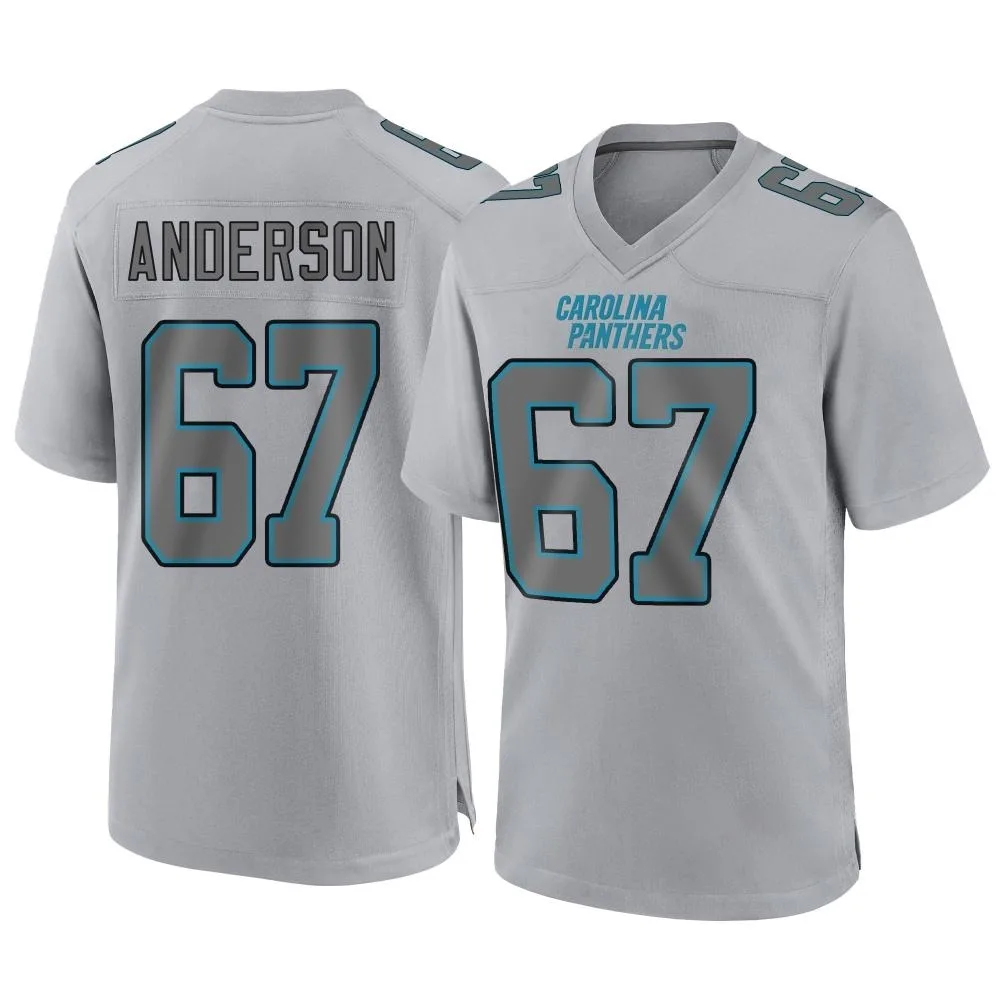 Men's Carolina Panthers Jack Anderson Nike Atmosphere Fashion Game Gray Jersey Men's Carolina Panthers Jack Anderson Nike Atmosphere Fashion Game Gray Jersey
