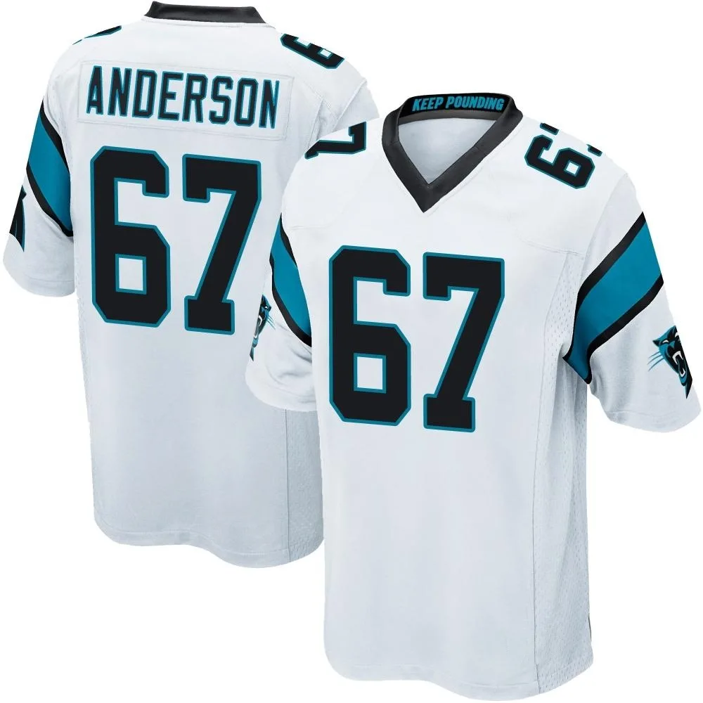 Men's Carolina Panthers Jack Anderson Nike Game White Jersey Men's Carolina Panthers Jack Anderson Nike Game White Jersey