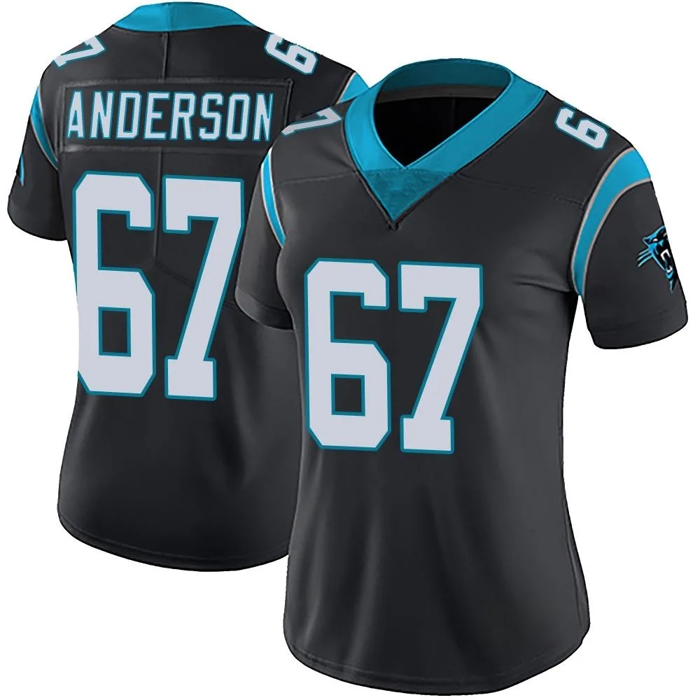 Women's Carolina Panthers Jack Anderson Nike Team Color Vapor Untouchable Limited Black Jersey Women's Carolina Panthers Jack Anderson Nike Team Color Vapor Untouchable Limited Black Jersey