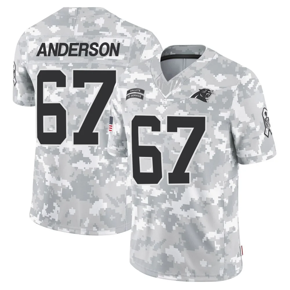 Youth Carolina Panthers Jack Anderson Nike 2024 Salute to Service Limited Arctic Camo Jersey Youth Carolina Panthers Jack Anderson Nike 2024 Salute to Service Limited Arctic Camo Jersey