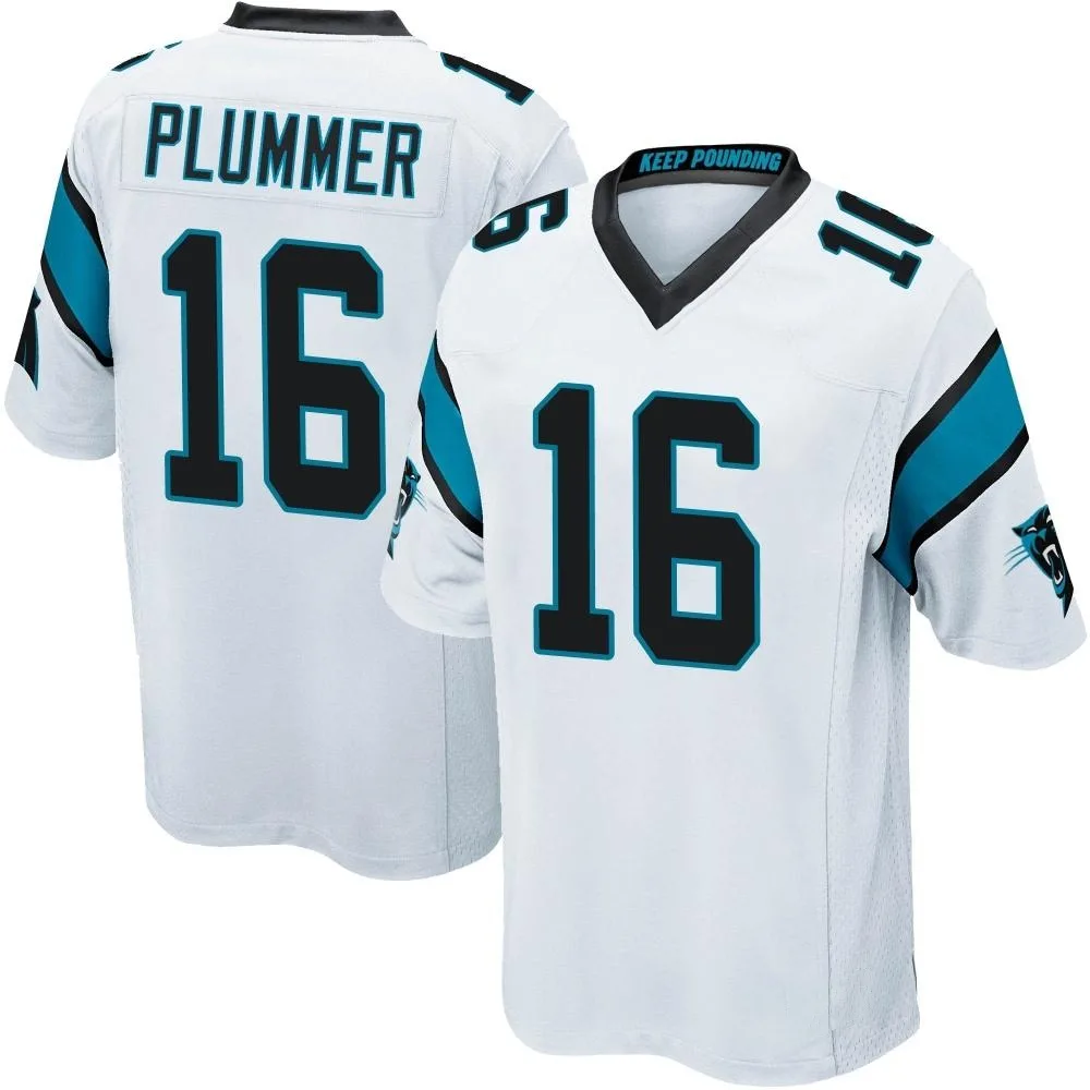 Men's Carolina Panthers Jack Plummer Nike Game White Jersey Men's Carolina Panthers Jack Plummer Nike Game White Jersey