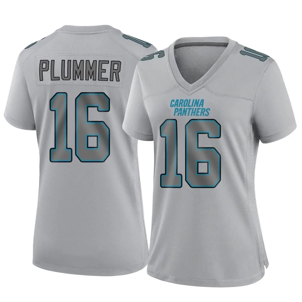 Women's Carolina Panthers Jack Plummer Nike Atmosphere Fashion Game Gray Jersey Women's Carolina Panthers Jack Plummer Nike Atmosphere Fashion Game Gray Jersey