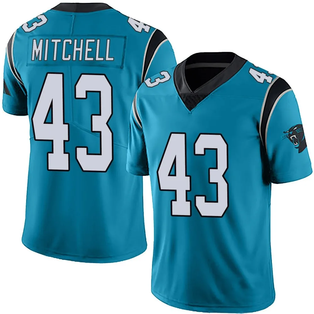 Men's Carolina Panthers Jackson Mitchell Nike Alternate Vapor Untouchable Limited Blue Jersey Men's Carolina Panthers Jackson Mitchell Nike Alternate Vapor Untouchable Limited Blue Jersey