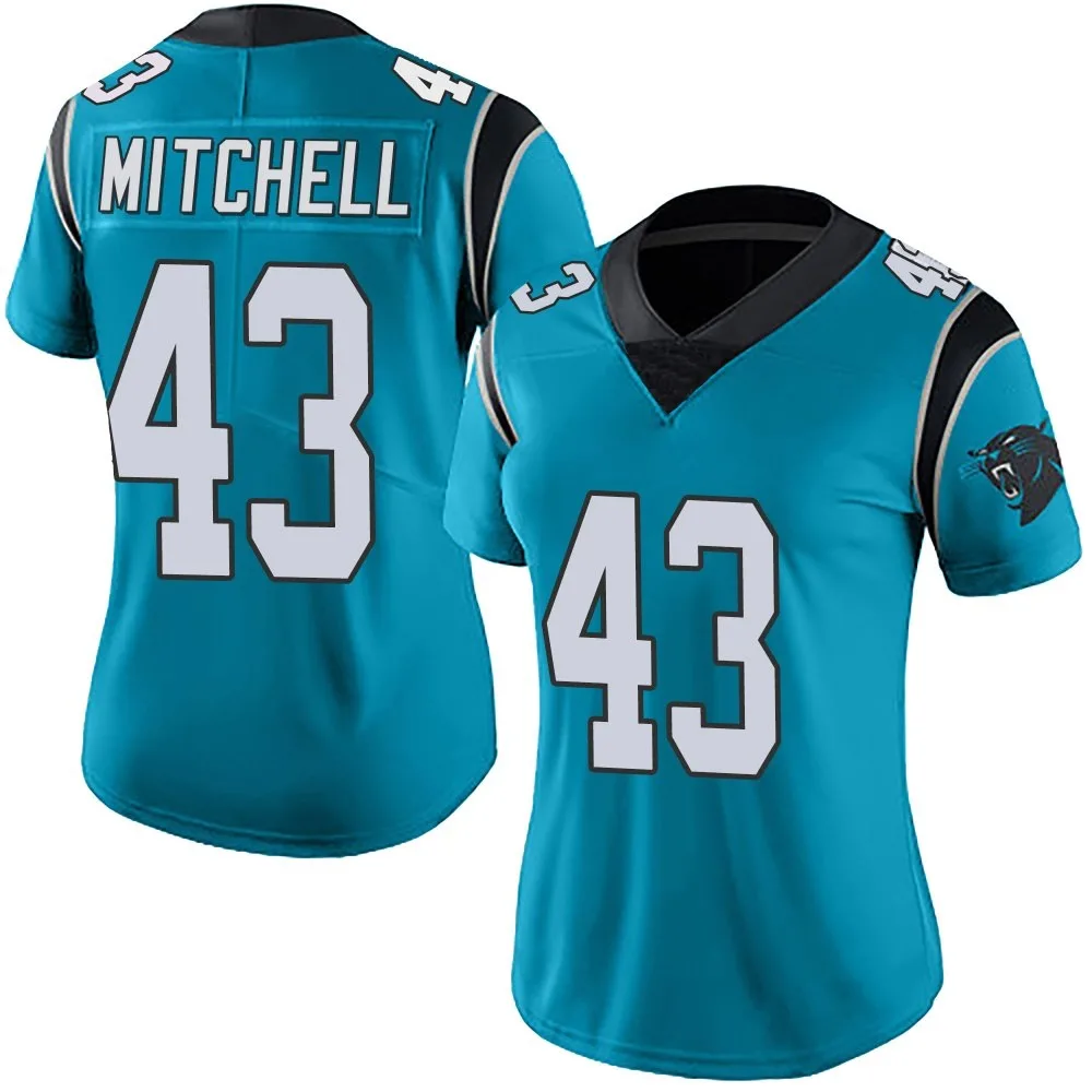 Women's Carolina Panthers Jackson Mitchell Nike Alternate Vapor Untouchable Limited Blue Jersey Women's Carolina Panthers Jackson Mitchell Nike Alternate Vapor Untouchable Limited Blue Jersey