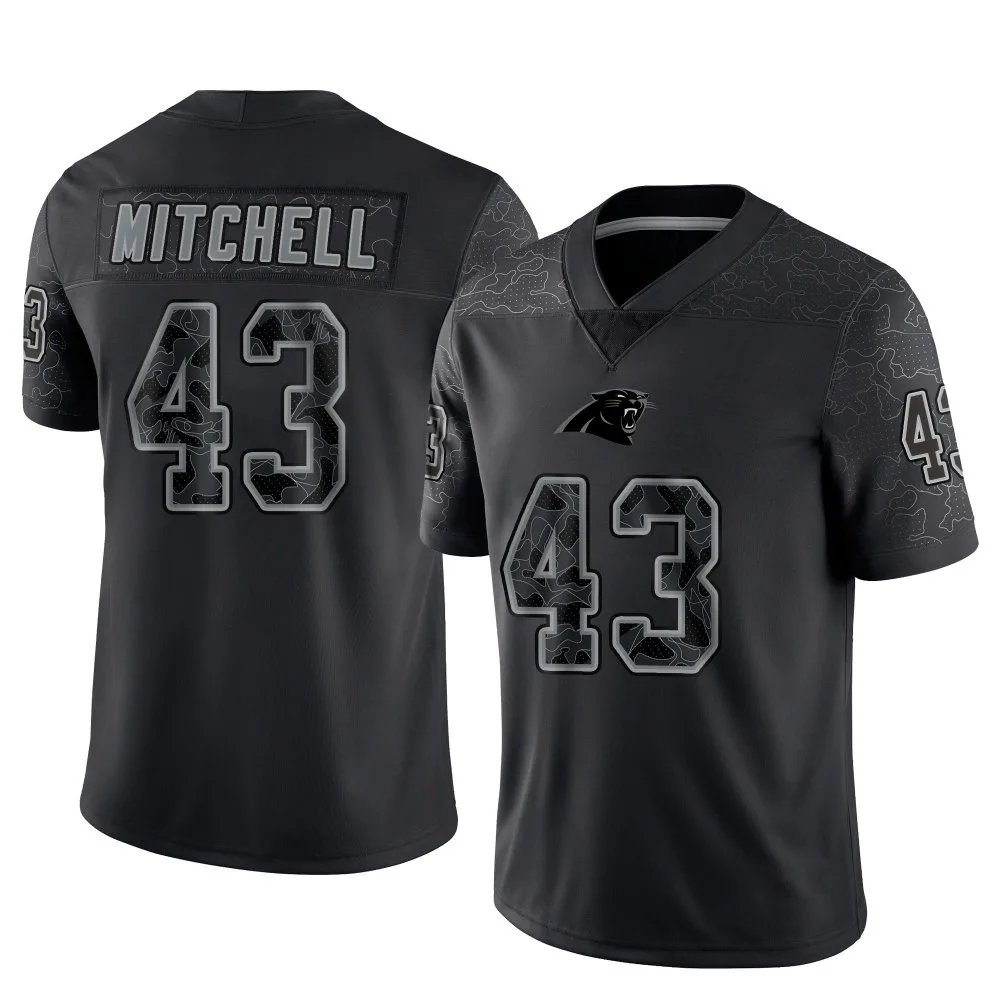 Youth Carolina Panthers Jackson Mitchell Nike Reflective Limited Black Jersey Youth Carolina Panthers Jackson Mitchell Nike Reflective Limited Black Jersey
