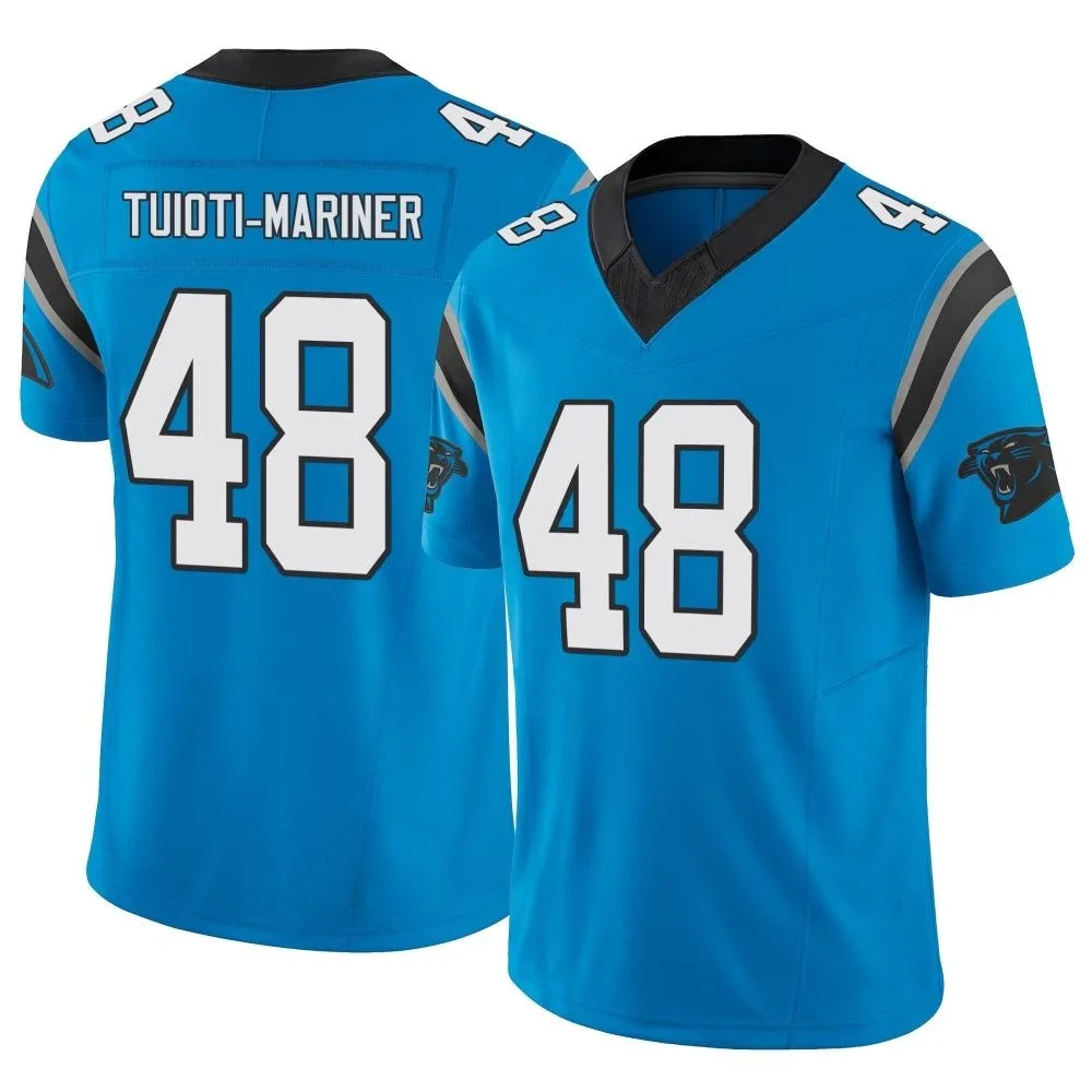Men's Carolina Panthers Jacob Tuioti-Mariner Nike Vapor F.U.S.E. Limited Blue Jersey Men's Carolina Panthers Jacob Tuioti-Mariner Nike Vapor F.U.S.E. Limited Blue Jersey