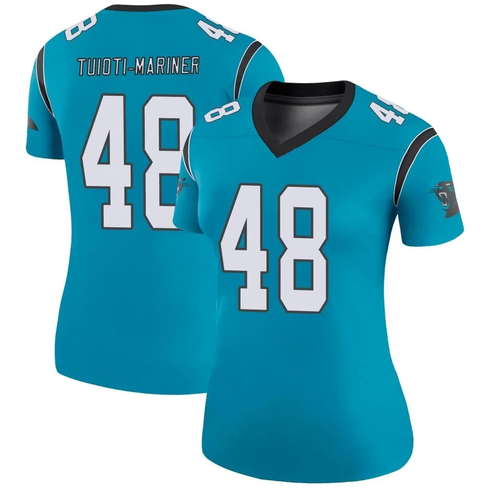 Women's Carolina Panthers Jacob Tuioti-Mariner Nike Color Rush Legend Blue Jersey Women's Carolina Panthers Jacob Tuioti-Mariner Nike Color Rush Legend Blue Jersey