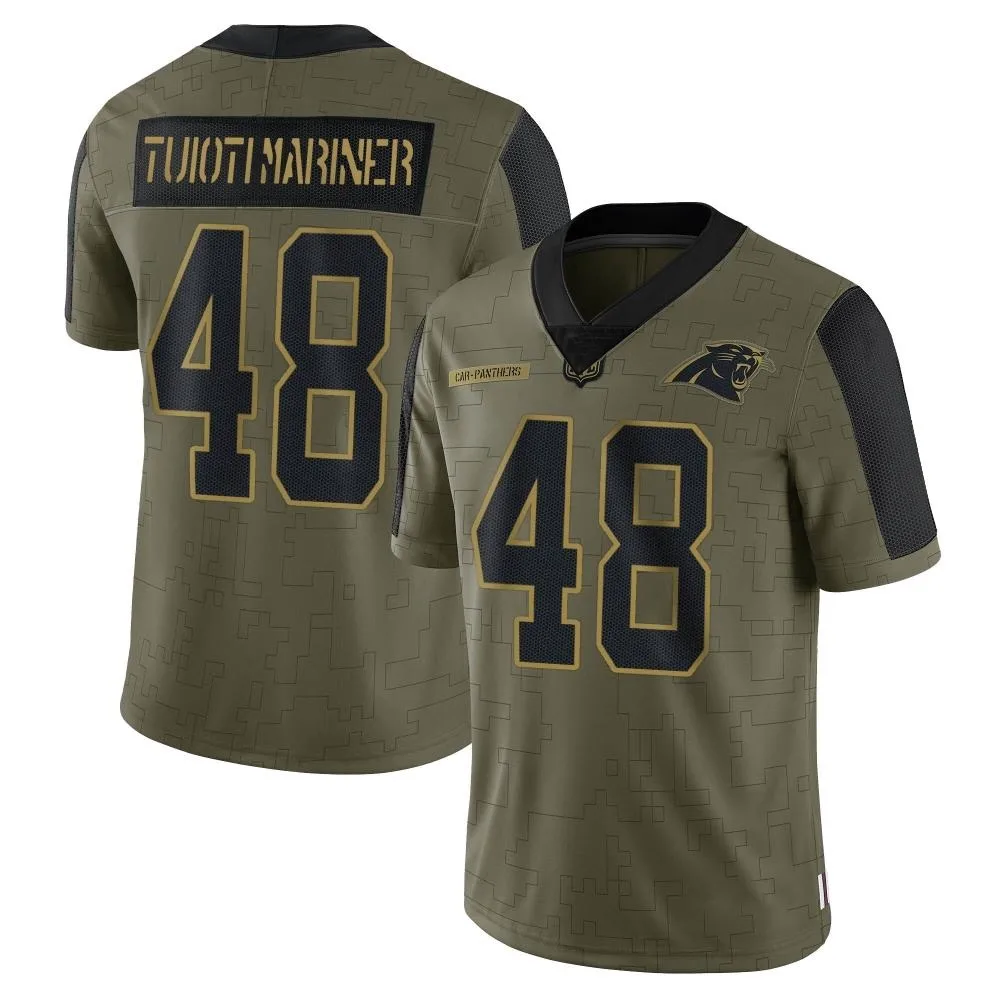 Youth Carolina Panthers Jacob Tuioti-Mariner Nike 2021 Salute To Service Limited Olive Jersey Youth Carolina Panthers Jacob Tuioti-Mariner Nike 2021 Salute To Service Limited Olive Jersey