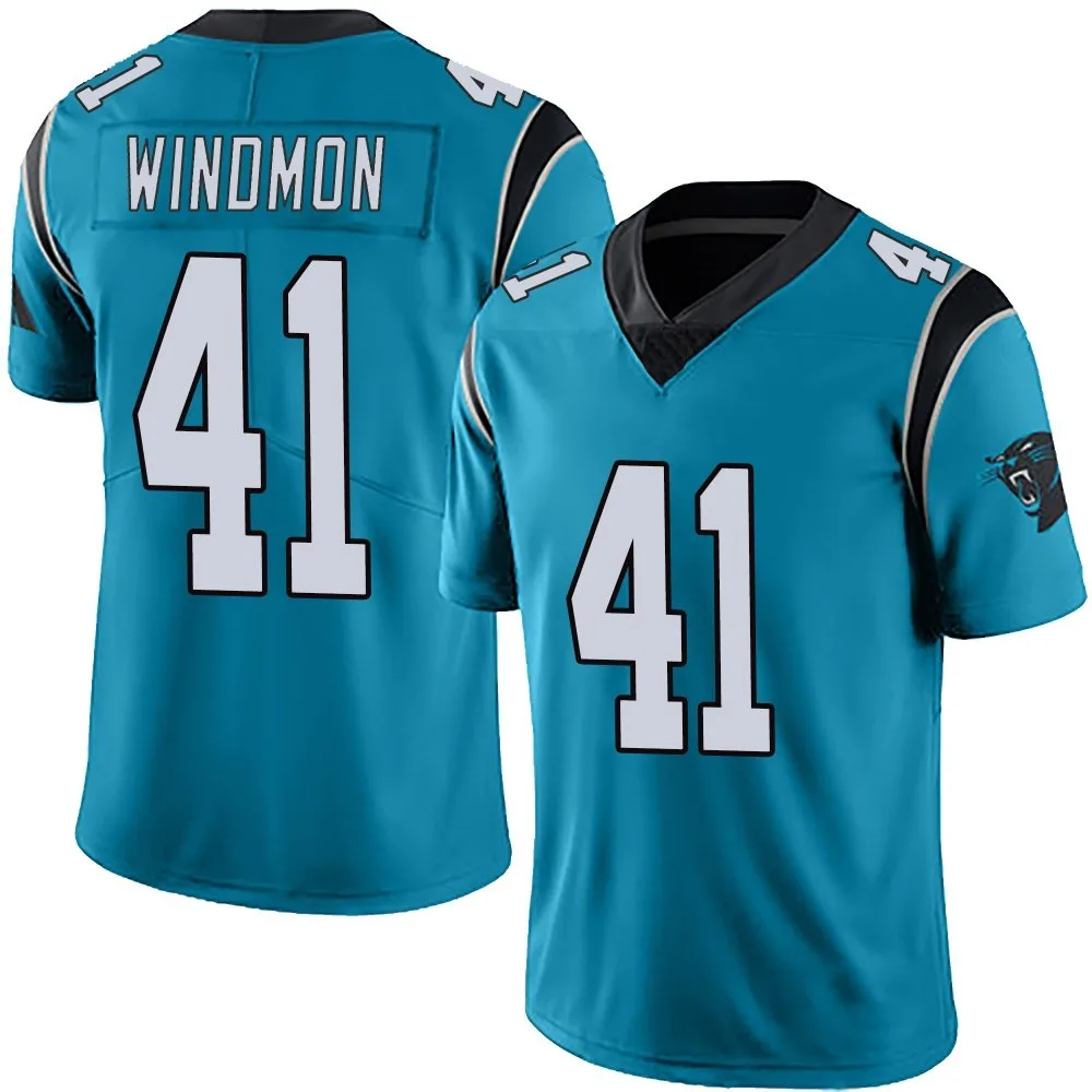 Men's Carolina Panthers Jacoby Windmon Nike Alternate Vapor Untouchable Limited Blue Jersey Men's Carolina Panthers Jacoby Windmon Nike Alternate Vapor Untouchable Limited Blue Jersey