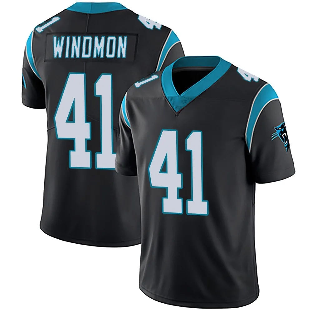 Men's Carolina Panthers Jacoby Windmon Nike Team Color Vapor Untouchable Limited Black Jersey Men's Carolina Panthers Jacoby Windmon Nike Team Color Vapor Untouchable Limited Black Jersey