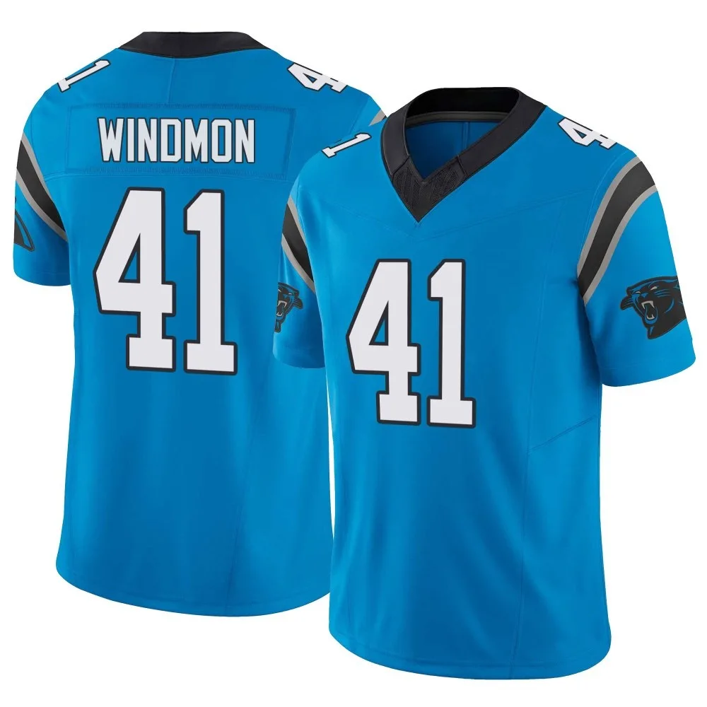 Men's Carolina Panthers Jacoby Windmon Nike Vapor F.U.S.E. Limited Blue Jersey Men's Carolina Panthers Jacoby Windmon Nike Vapor F.U.S.E. Limited Blue Jersey