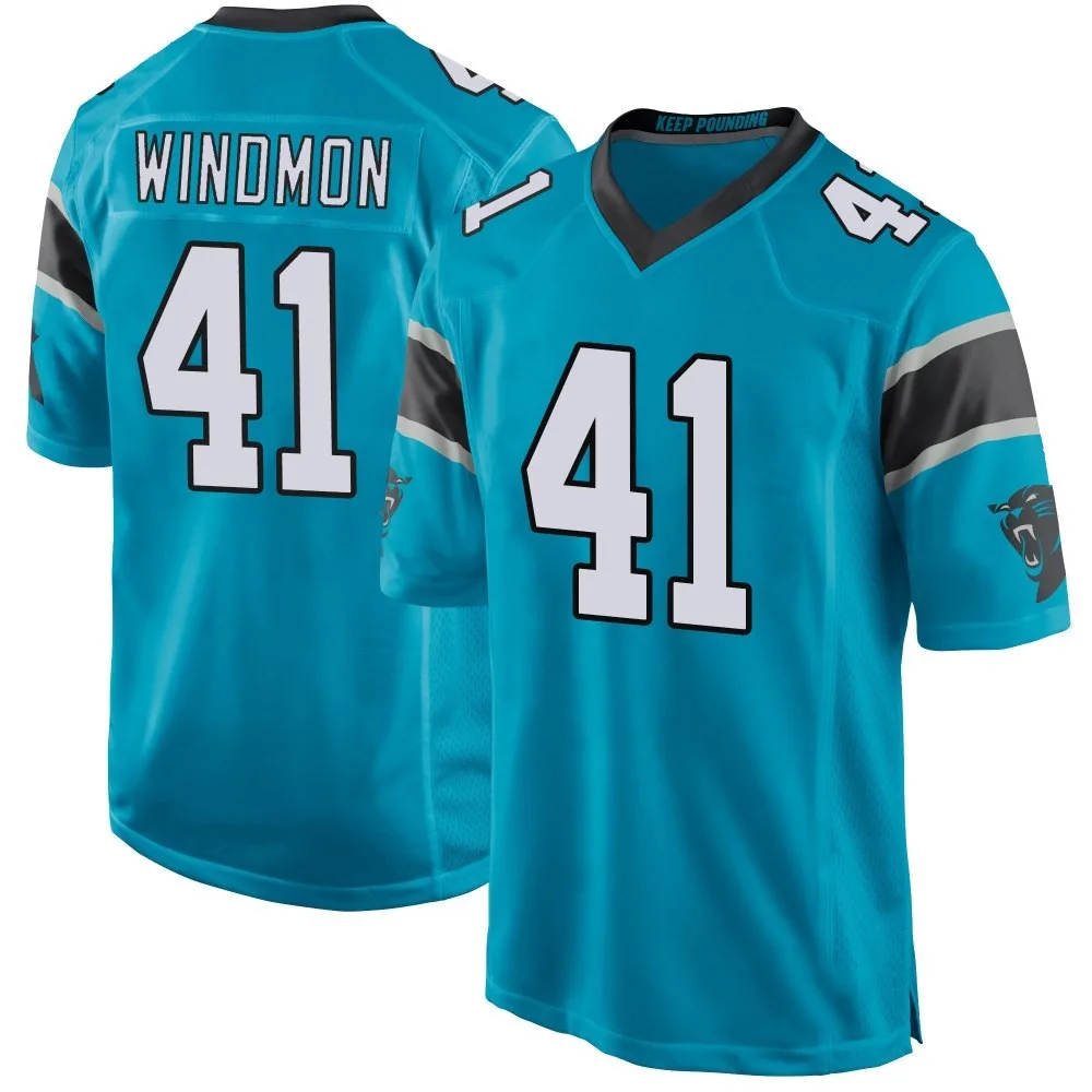 Youth Carolina Panthers Jacoby Windmon Nike Alternate Game Blue Jersey Youth Carolina Panthers Jacoby Windmon Nike Alternate Game Blue Jersey