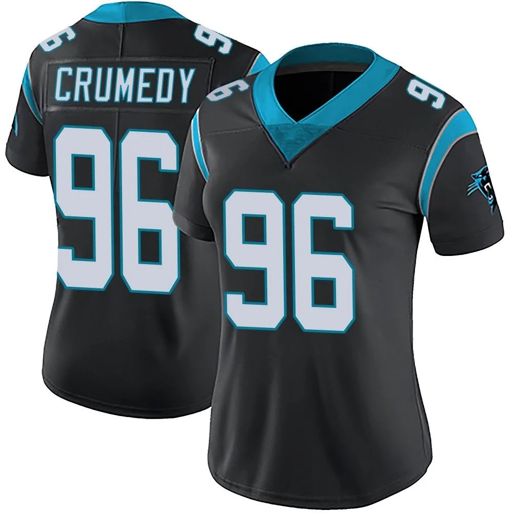 Women's Carolina Panthers Jaden Crumedy Nike Team Color Vapor Untouchable Limited Black Jersey Women's Carolina Panthers Jaden Crumedy Nike Team Color Vapor Untouchable Limited Black Jersey