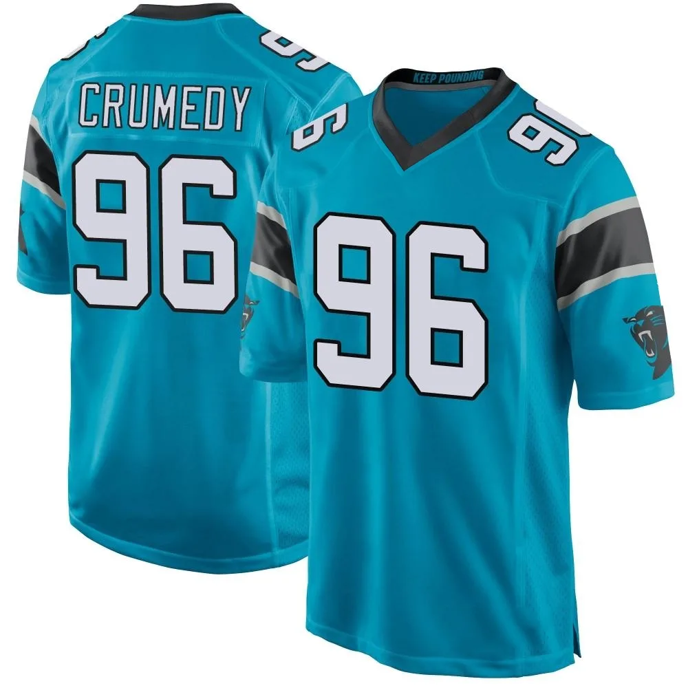 Youth Carolina Panthers Jaden Crumedy Nike Alternate Game Blue Jersey Youth Carolina Panthers Jaden Crumedy Nike Alternate Game Blue Jersey
