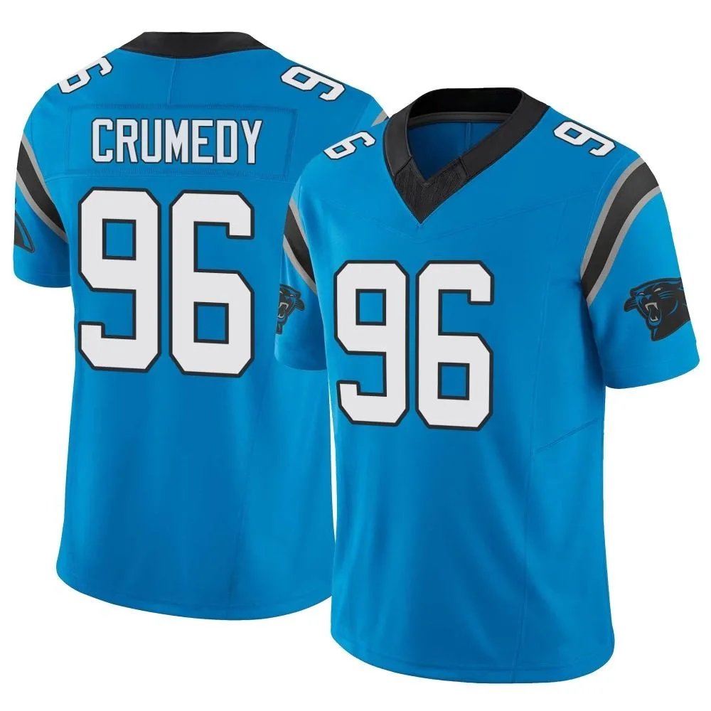 Youth Carolina Panthers Jaden Crumedy Nike Vapor F.U.S.E. Limited Blue Jersey Youth Carolina Panthers Jaden Crumedy Nike Vapor F.U.S.E. Limited Blue Jersey