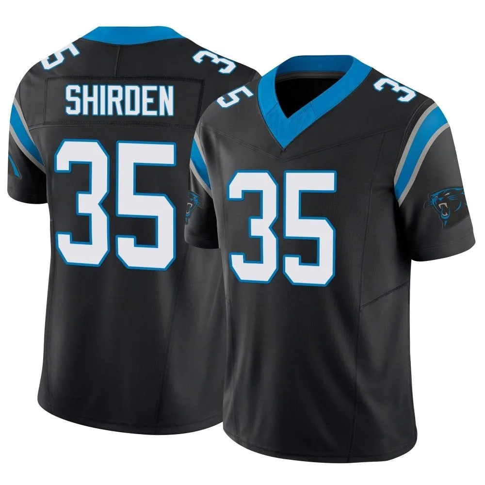 Men's Carolina Panthers Jaden Shirden Nike Vapor F.U.S.E. Limited Black Jersey Men's Carolina Panthers Jaden Shirden Nike Vapor F.U.S.E. Limited Black Jersey