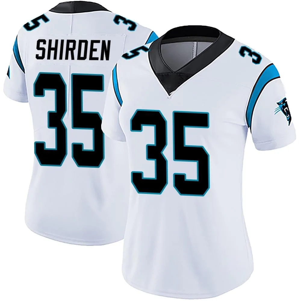 Women's Carolina Panthers Jaden Shirden Nike Vapor Untouchable Limited White Jersey Women's Carolina Panthers Jaden Shirden Nike Vapor Untouchable Limited White Jersey