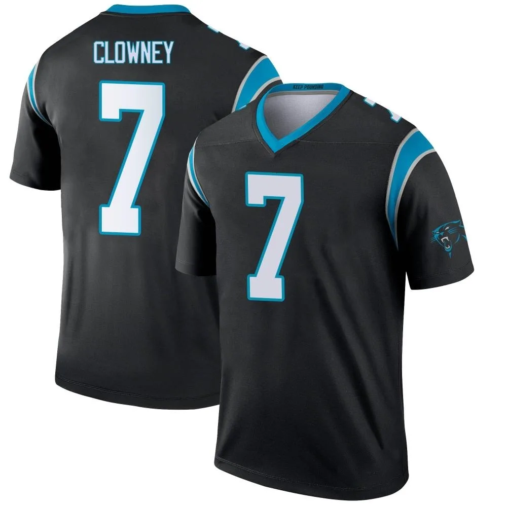 Men's Carolina Panthers Jadeveon Clowney Nike Legend Black Jersey Men's Carolina Panthers Jadeveon Clowney Nike Legend Black Jersey