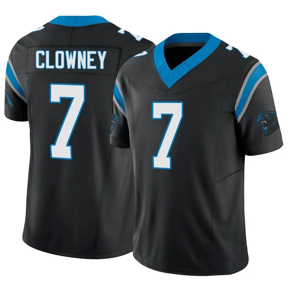Men's Carolina Panthers Jadeveon Clowney Nike Vapor F.U.S.E. Limited Black Jersey Men's Carolina Panthers Jadeveon Clowney Nike Vapor F.U.S.E. Limited Black Jersey