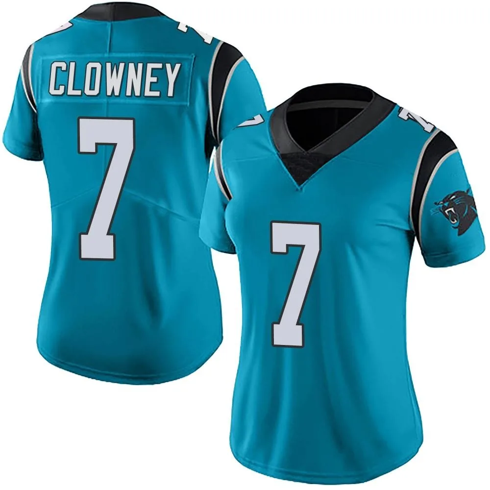 Women's Carolina Panthers Jadeveon Clowney Nike Alternate Vapor Untouchable Limited Blue Jersey Women's Carolina Panthers Jadeveon Clowney Nike Alternate Vapor Untouchable Limited Blue Jersey