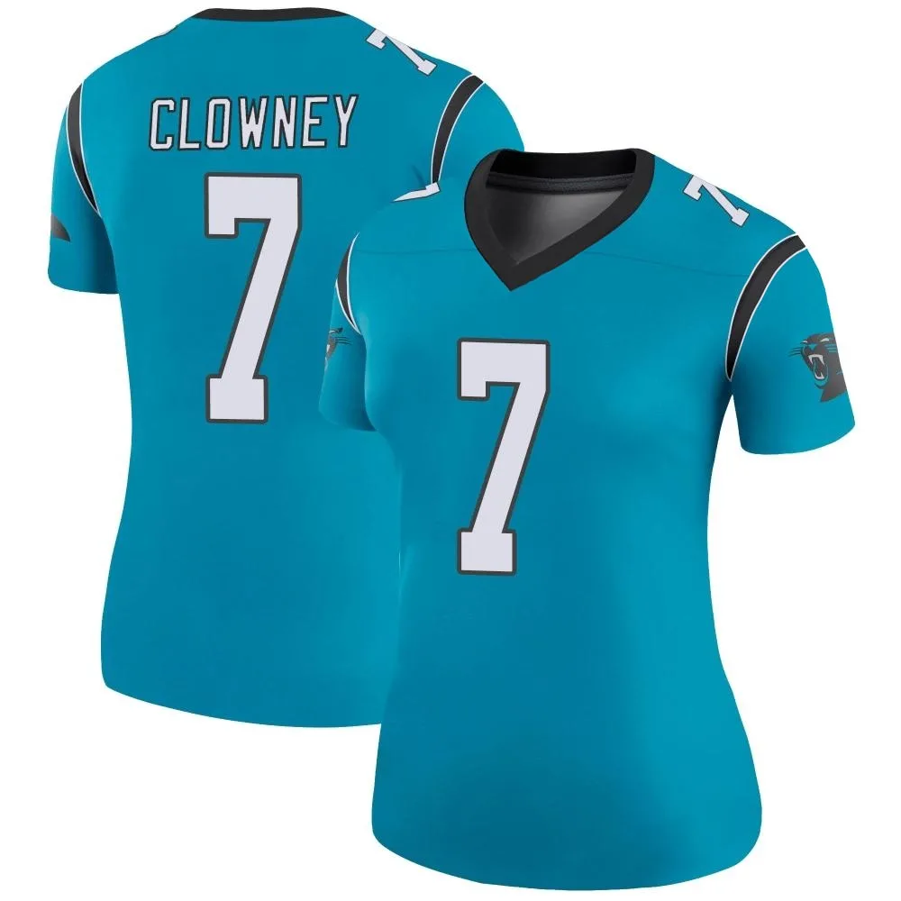 Women's Carolina Panthers Jadeveon Clowney Nike Color Rush Legend Blue Jersey Women's Carolina Panthers Jadeveon Clowney Nike Color Rush Legend Blue Jersey