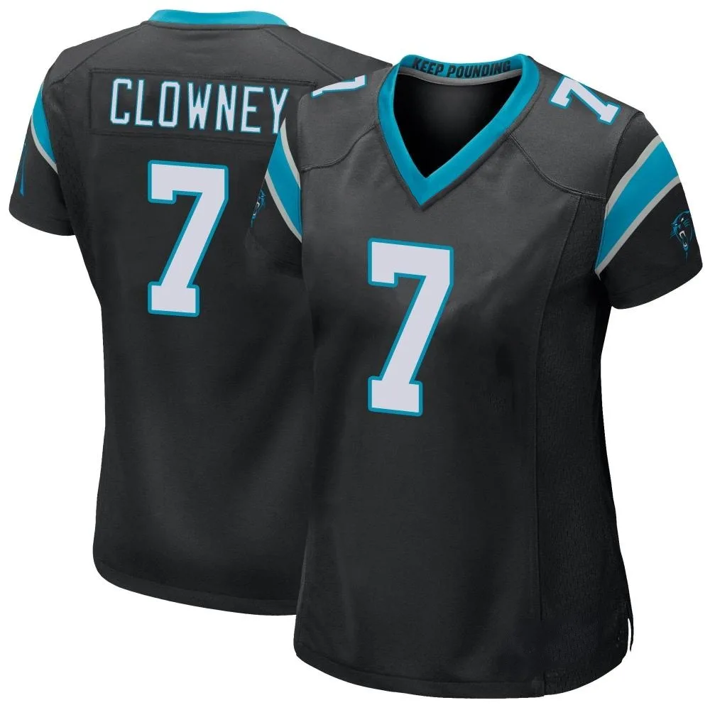 Women's Carolina Panthers Jadeveon Clowney Nike Team Color Game Black Jersey Women's Carolina Panthers Jadeveon Clowney Nike Team Color Game Black Jersey
