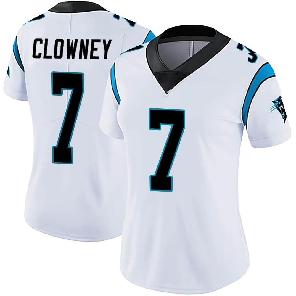 Women's Carolina Panthers Jadeveon Clowney Nike Vapor Untouchable Limited White Jersey Women's Carolina Panthers Jadeveon Clowney Nike Vapor Untouchable Limited White Jersey