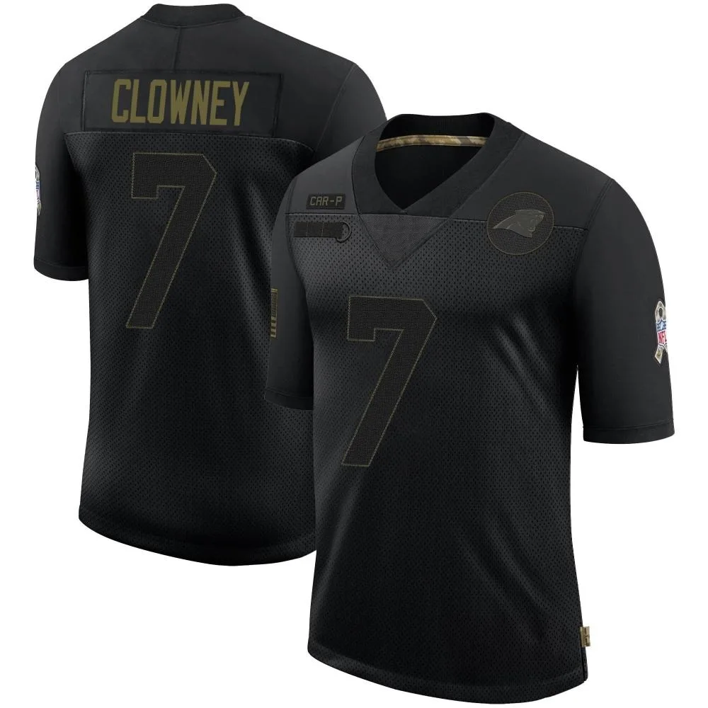 Youth Carolina Panthers Jadeveon Clowney Nike 2020 Salute To Service Limited Black Jersey Youth Carolina Panthers Jadeveon Clowney Nike 2020 Salute To Service Limited Black Jersey