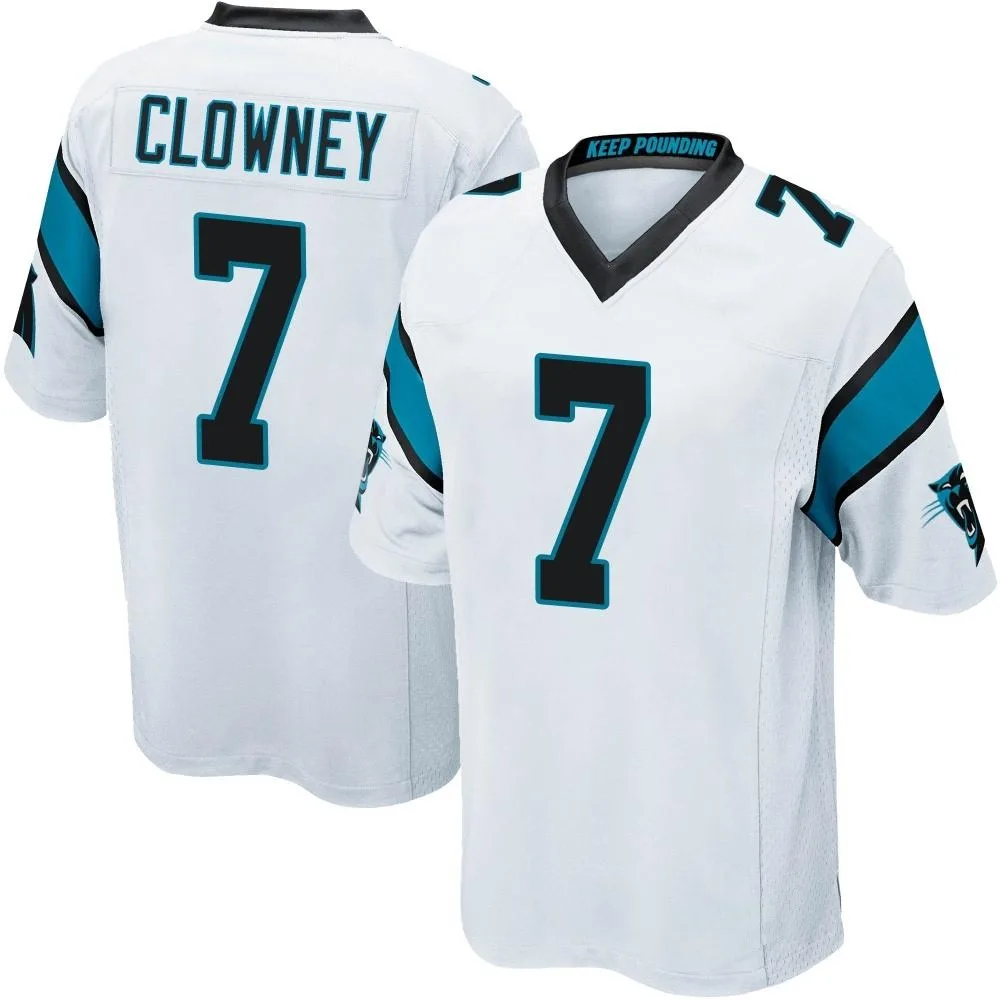 Youth Carolina Panthers Jadeveon Clowney Nike Game White Jersey Youth Carolina Panthers Jadeveon Clowney Nike Game White Jersey