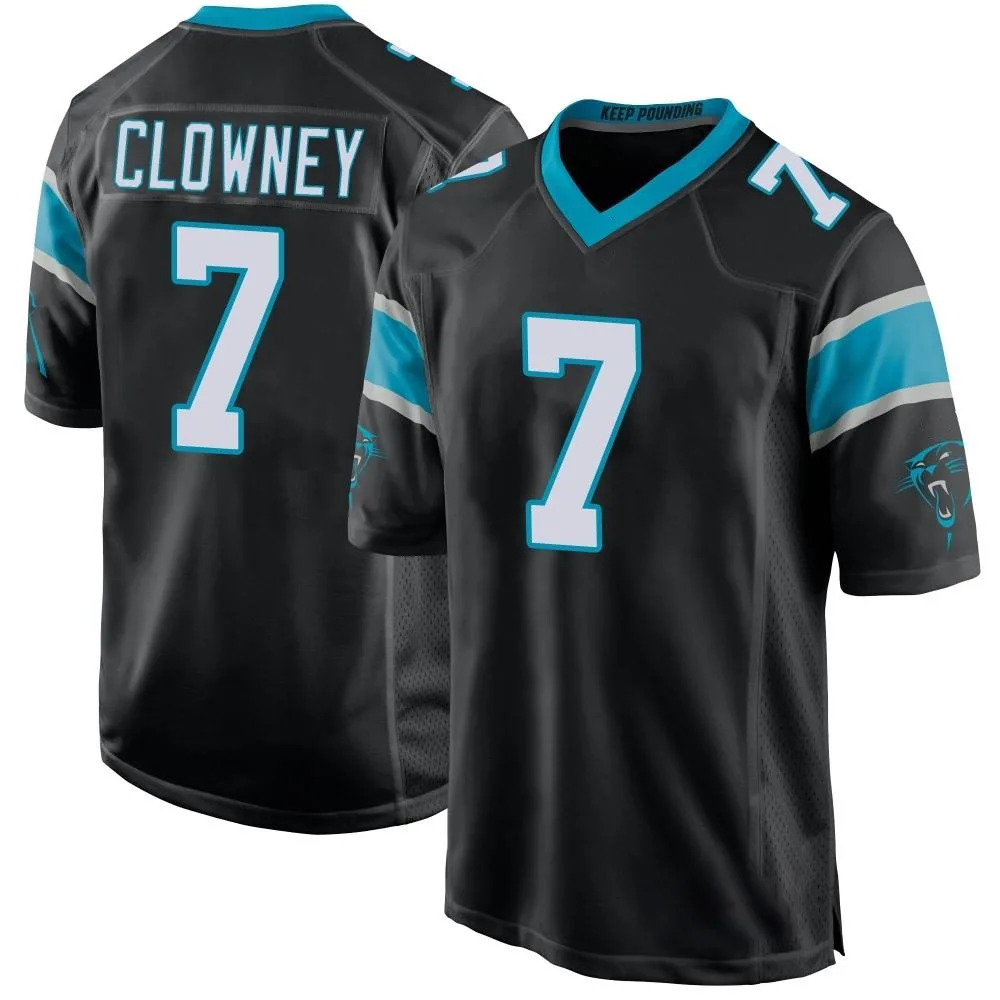 Youth Carolina Panthers Jadeveon Clowney Nike Team Color Game Black Jersey Youth Carolina Panthers Jadeveon Clowney Nike Team Color Game Black Jersey