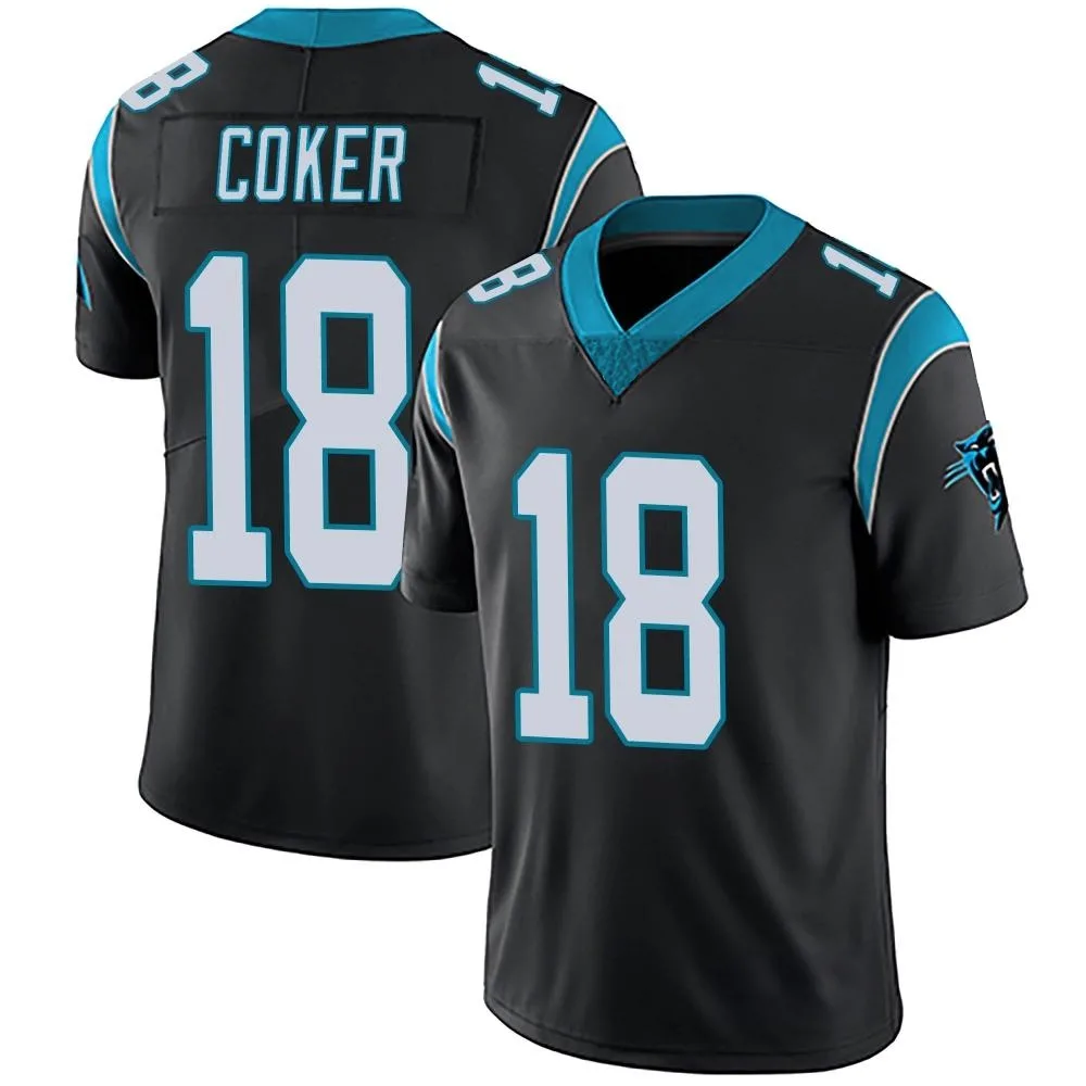 Youth Carolina Panthers Jalen Coker Nike Team Color Vapor Untouchable Limited Black Jersey Youth Carolina Panthers Jalen Coker Nike Team Color Vapor Untouchable Limited Black Jersey