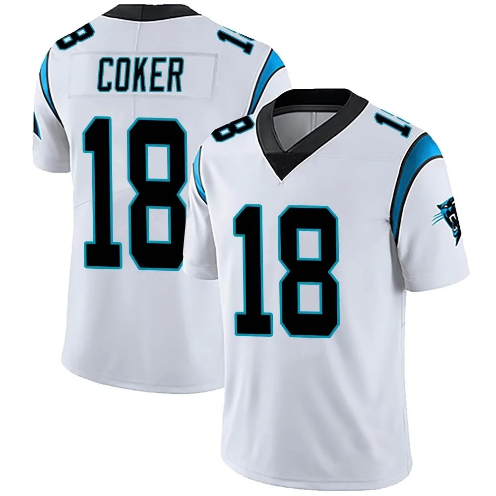 Youth Carolina Panthers Jalen Coker Nike Vapor Untouchable Limited White Jersey Youth Carolina Panthers Jalen Coker Nike Vapor Untouchable Limited White Jersey