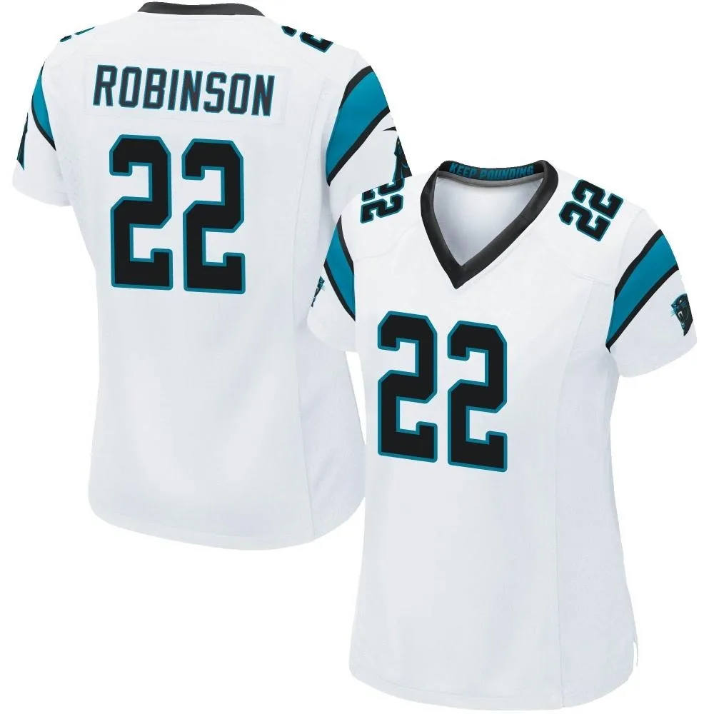 Women's Carolina Panthers Jammie Robinson Nike Game White Jersey Women's Carolina Panthers Jammie Robinson Nike Game White Jersey