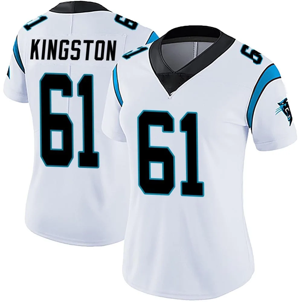 Women's Carolina Panthers Jarrett Kingston Nike Vapor Untouchable Limited White Jersey Women's Carolina Panthers Jarrett Kingston Nike Vapor Untouchable Limited White Jersey