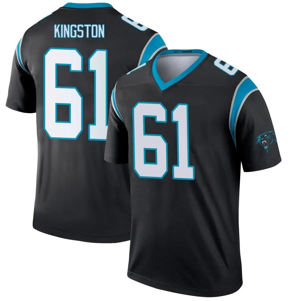 Youth Carolina Panthers Jarrett Kingston Nike Legend Black Jersey Youth Carolina Panthers Jarrett Kingston Nike Legend Black Jersey