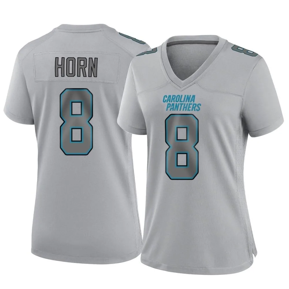 Women's Carolina Panthers Jaycee Horn Nike Atmosphere Fashion Game Gray Jersey Women's Carolina Panthers Jaycee Horn Nike Atmosphere Fashion Game Gray Jersey
