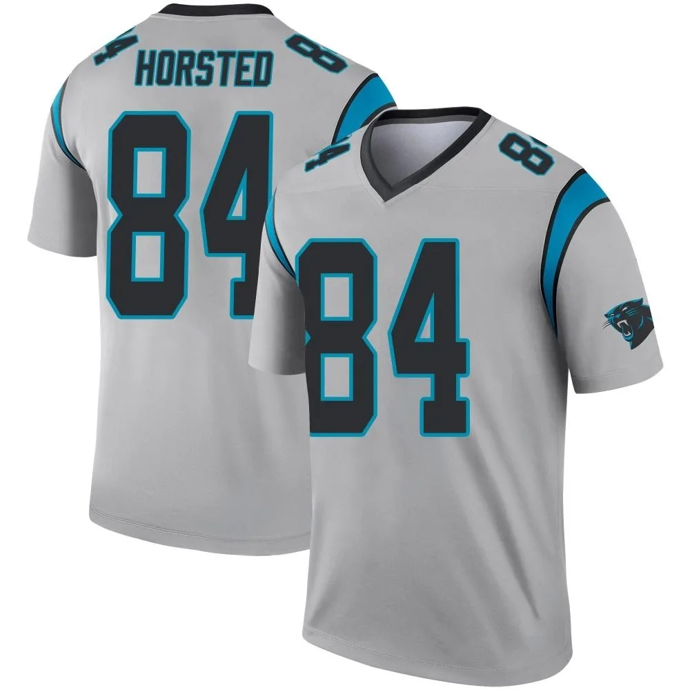 Men's Carolina Panthers Jesper Horsted Nike Inverted Silver Legend Jersey Men's Carolina Panthers Jesper Horsted Nike Inverted Silver Legend Jersey