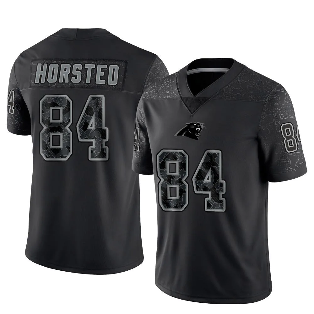 Men's Carolina Panthers Jesper Horsted Nike Reflective Limited Black Jersey Men's Carolina Panthers Jesper Horsted Nike Reflective Limited Black Jersey