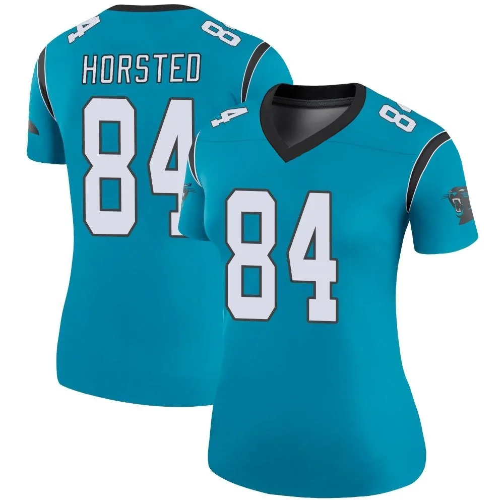 Women's Carolina Panthers Jesper Horsted Nike Color Rush Legend Blue Jersey Women's Carolina Panthers Jesper Horsted Nike Color Rush Legend Blue Jersey