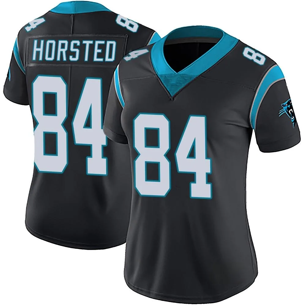 Women's Carolina Panthers Jesper Horsted Nike Team Color Vapor Untouchable Limited Black Jersey Women's Carolina Panthers Jesper Horsted Nike Team Color Vapor Untouchable Limited Black Jersey